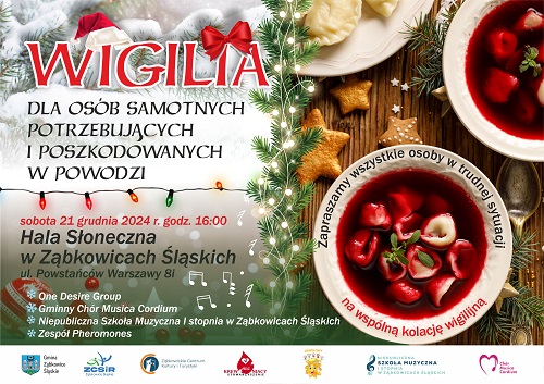 Wigilia dla samotnych i potrzebujących w Ząbkowicach Śląskich